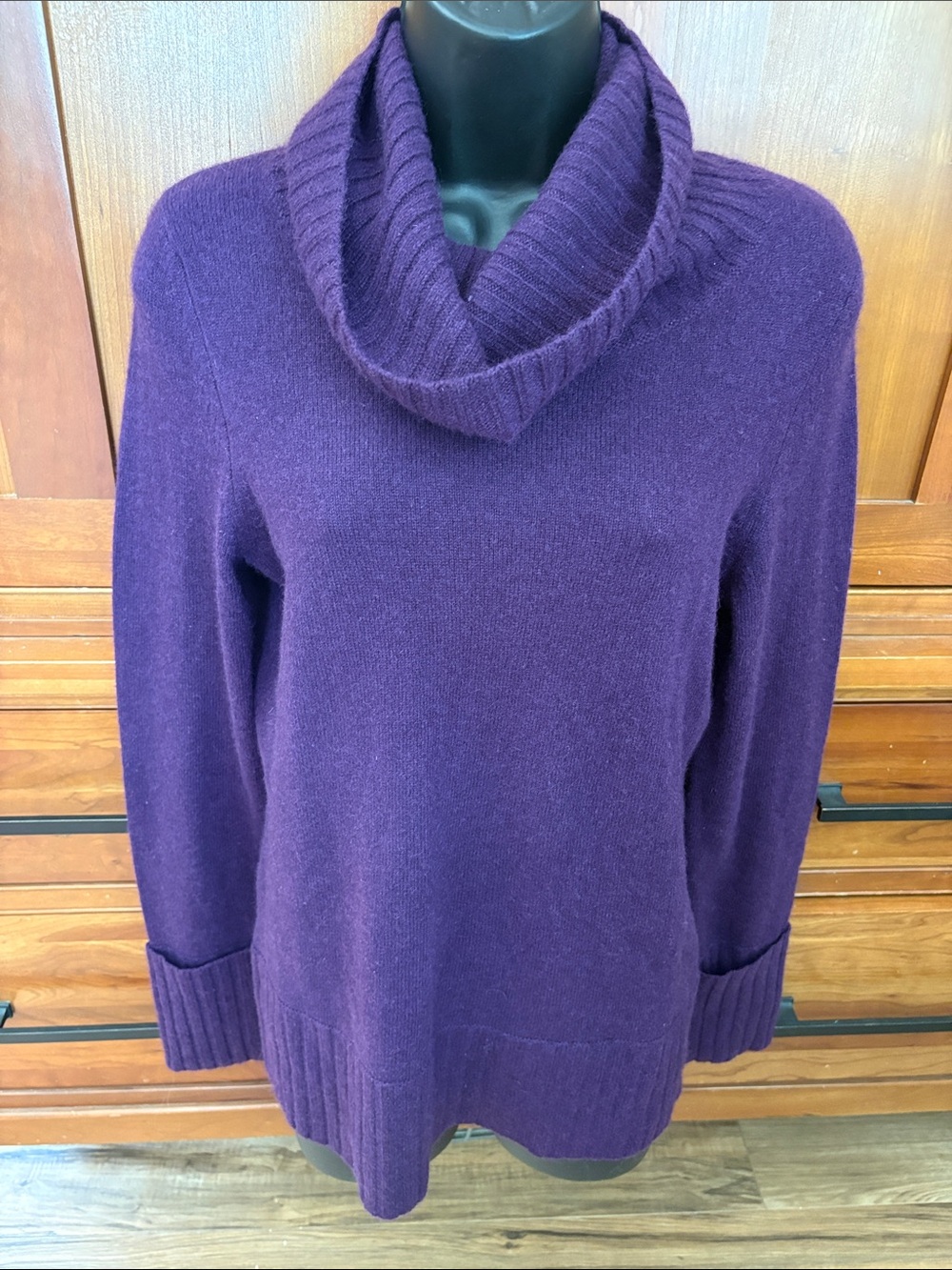 Only mine, Nordstrom cashmere Purple Cowl Neck Women’s Sweater NWT